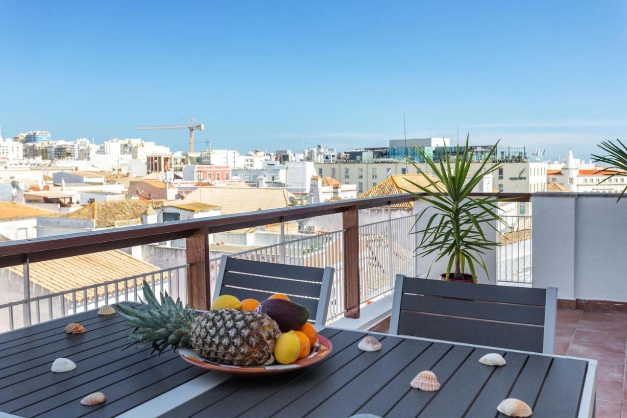 Marina Penthouse Faro Center Apartment Luaran gambar