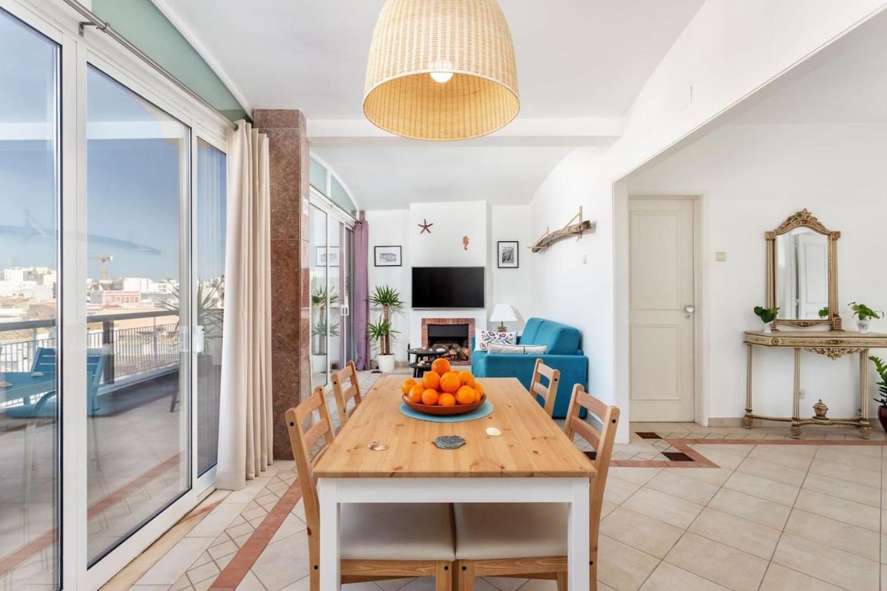 Marina Penthouse Faro Center Apartment Luaran gambar